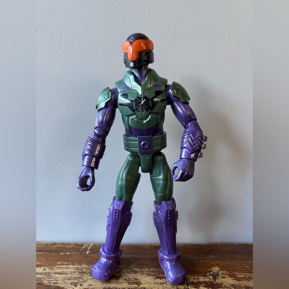 Marvel Action Figure with Green and Purple Armor